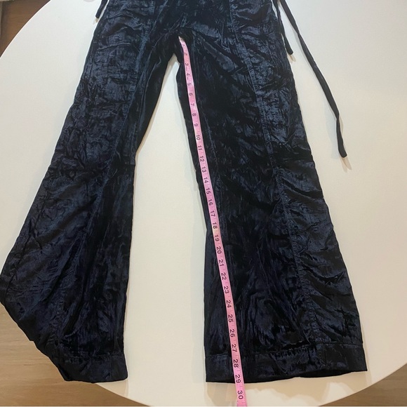 Free People 90s Forever Overall in Black Velvet - Picture 10 of 10